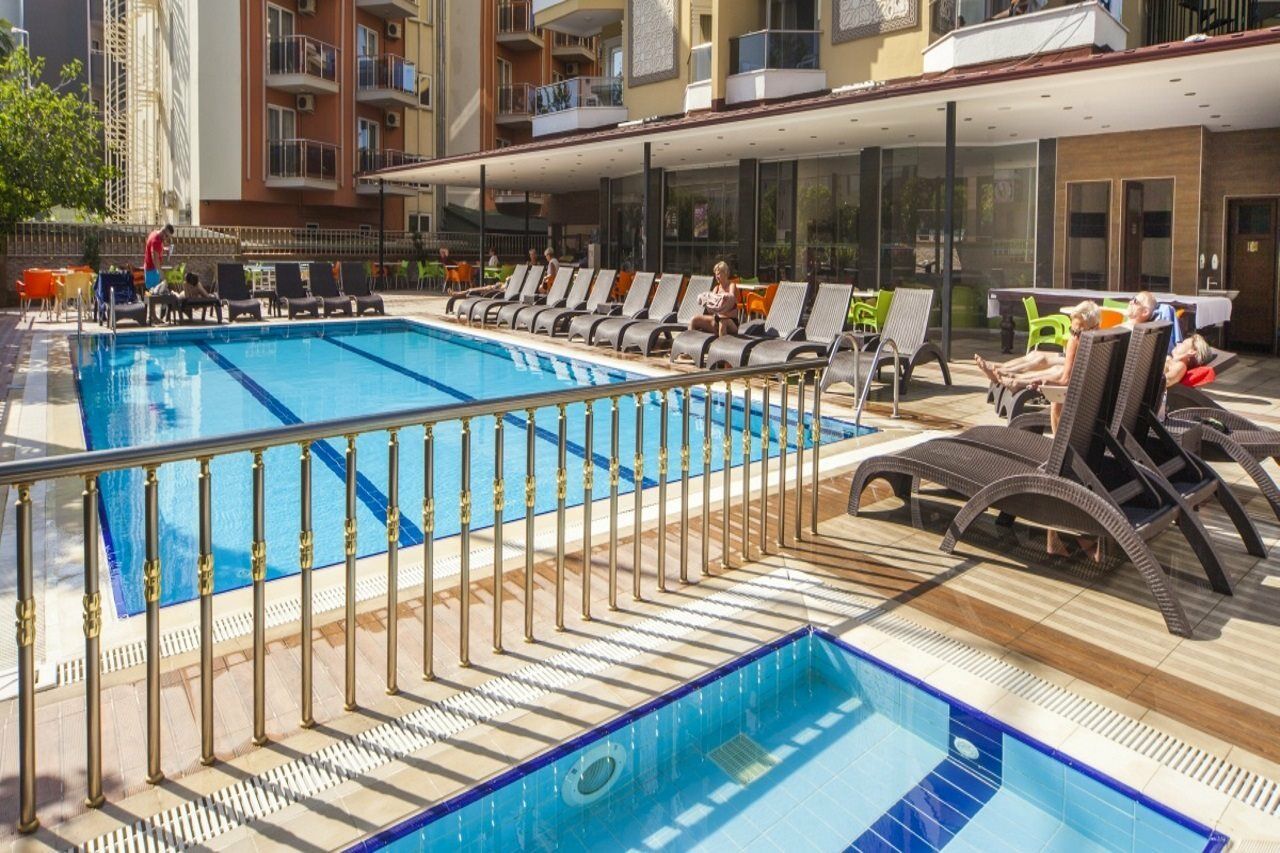 Kleopatra Ada Beach Hotel Alanya Exterior photo