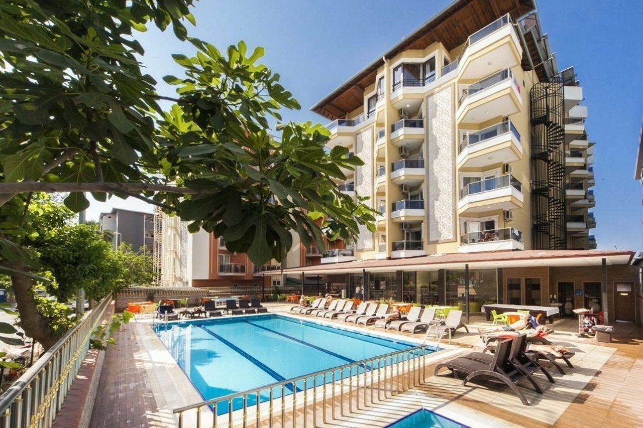 Kleopatra Ada Beach Hotel Alanya Exterior photo
